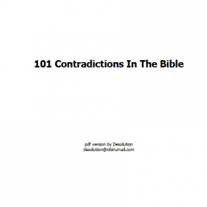 101 Contradictions In The Bible